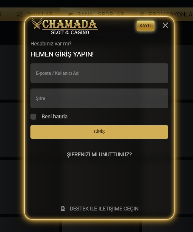 Chamadaslot Giriş Sayfası